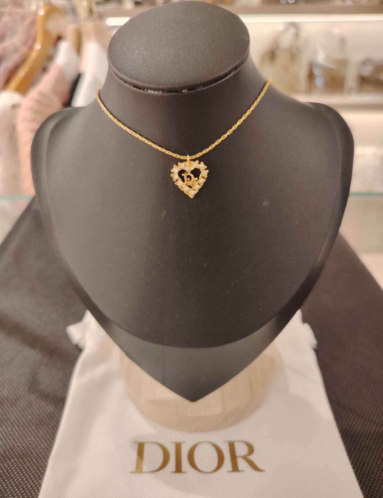 Dior 心型項鍊