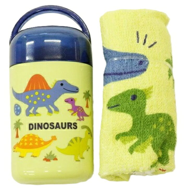 現貨🇯🇵兒童毛巾連盒套裝-Dinosaur