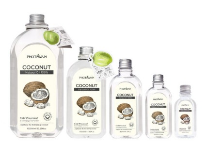 PHUTAWAN 100% Cold pressed coconut oil
