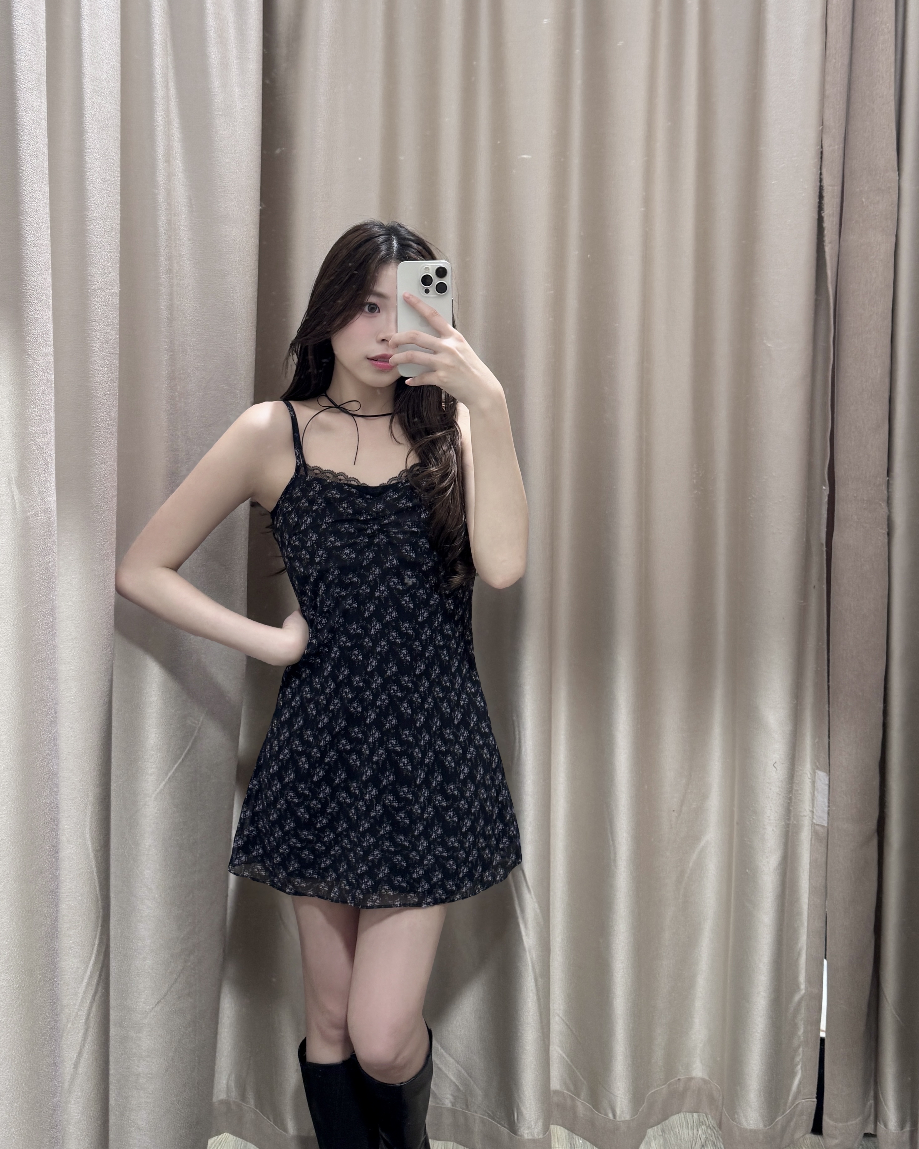 【 🗝️ 店主自留！時尚造型感Unlock🖤蝴蝶結綁繩連心形小配飾頸鏈🕶️📞 】 Bang Bang Ribbon Necklace(兩色入)