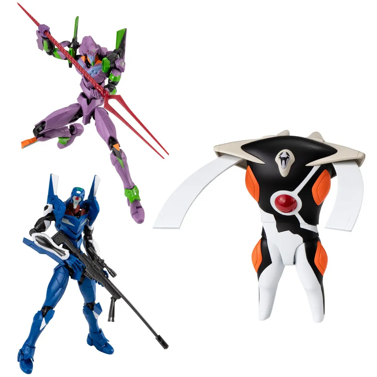 EVA-FRAME-DX02: Evangelion: 1Box (3pcs)