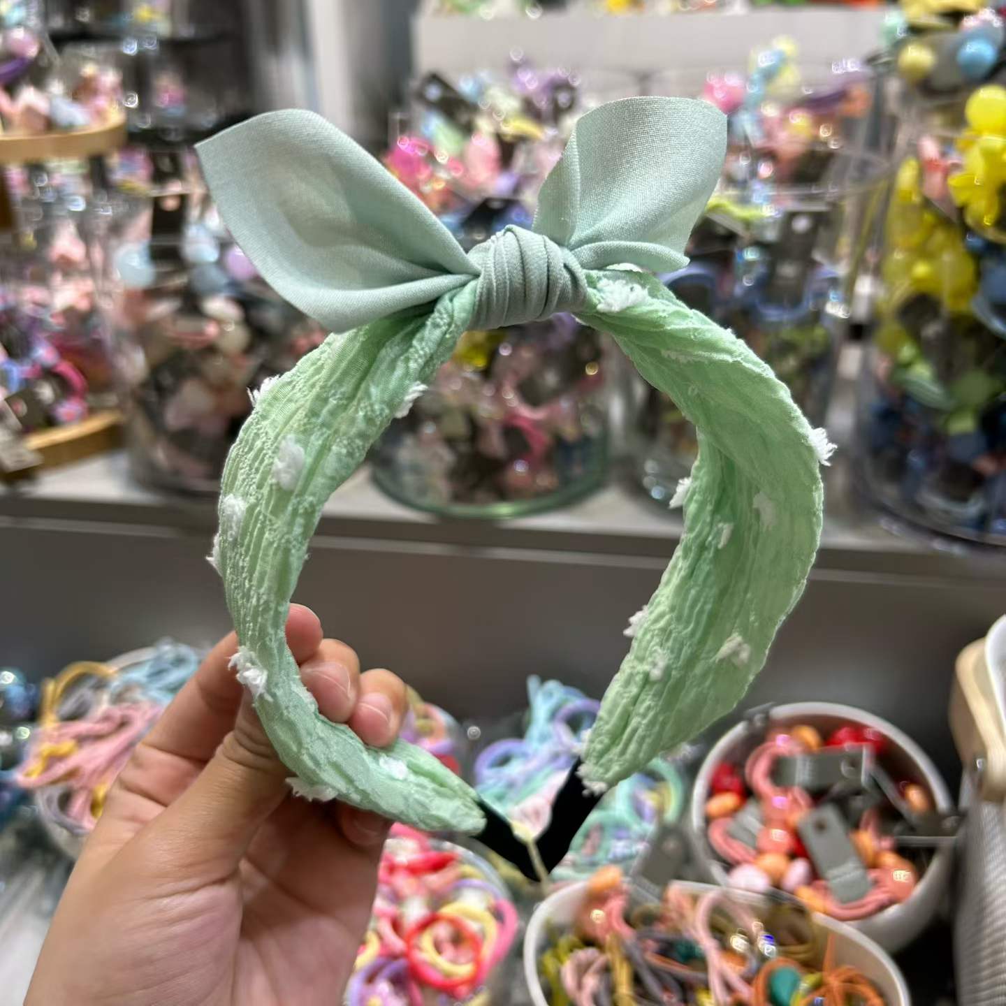 🎀 波點蝴蝶結兒童頭箍 🎀