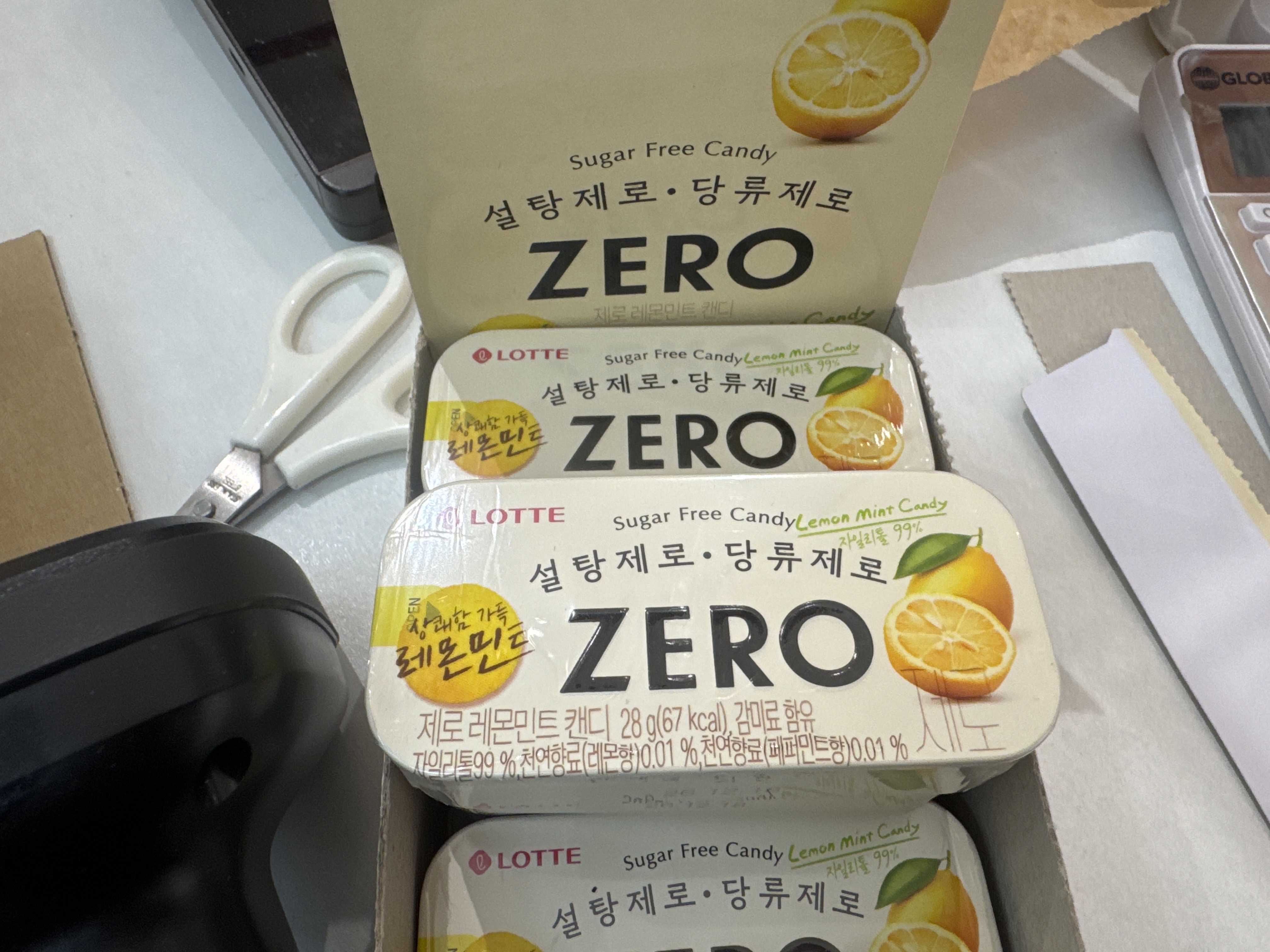 樂天Zero 無糖檸檬薄荷糖(28g)