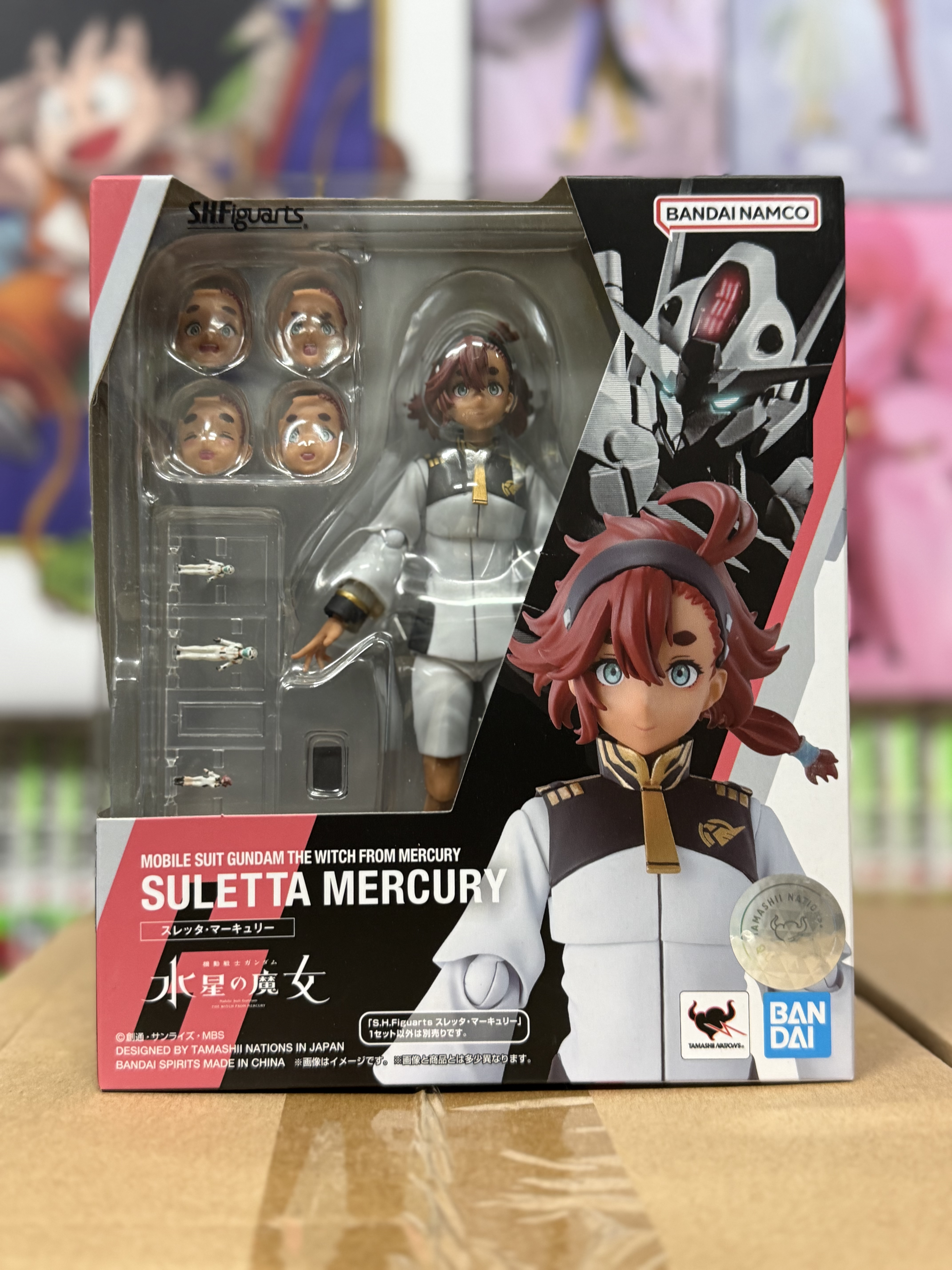 S.H.Figuarts《機動戰士高達 水星的魔女》Gunda 蘇萊塔·墨丘利（Suletta Mercury）可動shf figure 