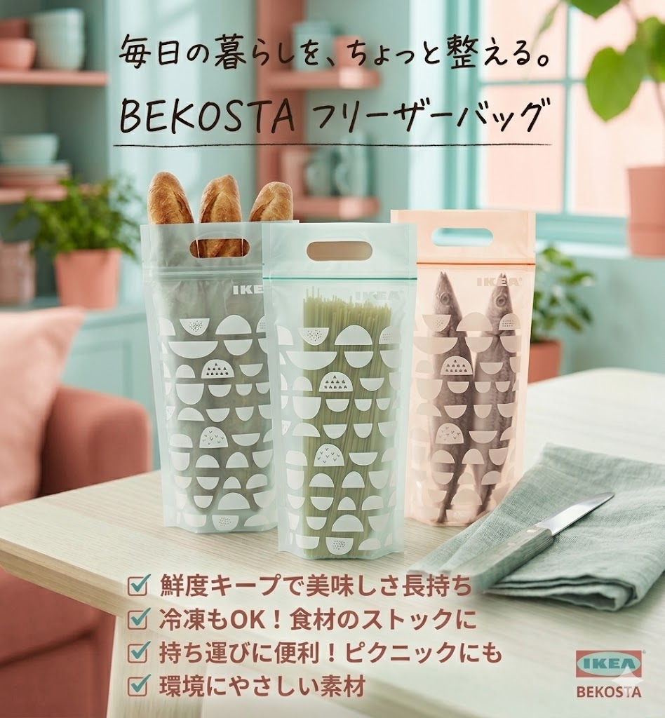 [訂購] [日本直送] IKEA 呢款 BEKOSTA 密實袋 1盒20個 {TF2605015}