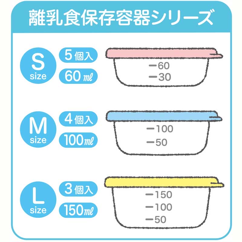 日本製🇯🇵Akachan 加固食物保存容器 S size 4個入