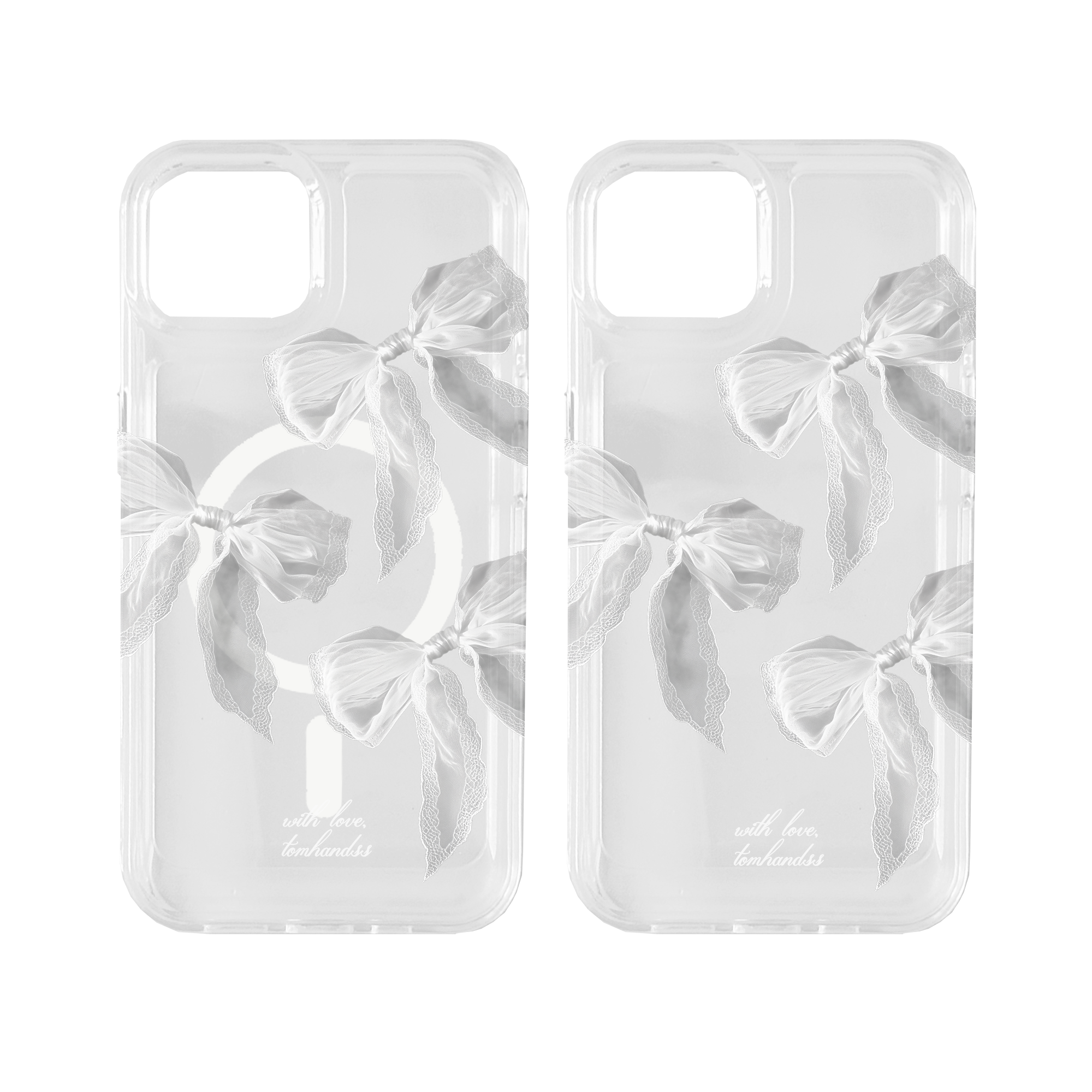 【Beautiful in White #02】透明MagSafe iPhone Case
