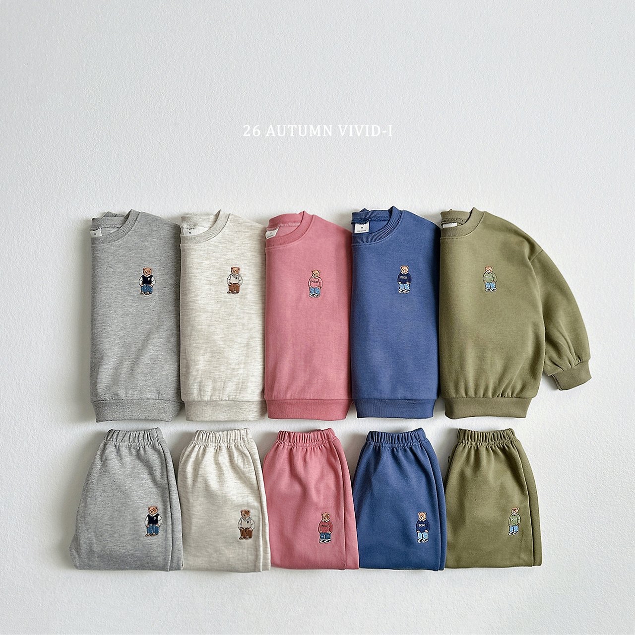 Vivid | Embroidery bear upper and lower