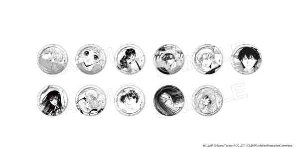 《Pre-Order》韓國限定 Can Badge B｜Clamp展 –SELECTION- in Korea (26C50-P）