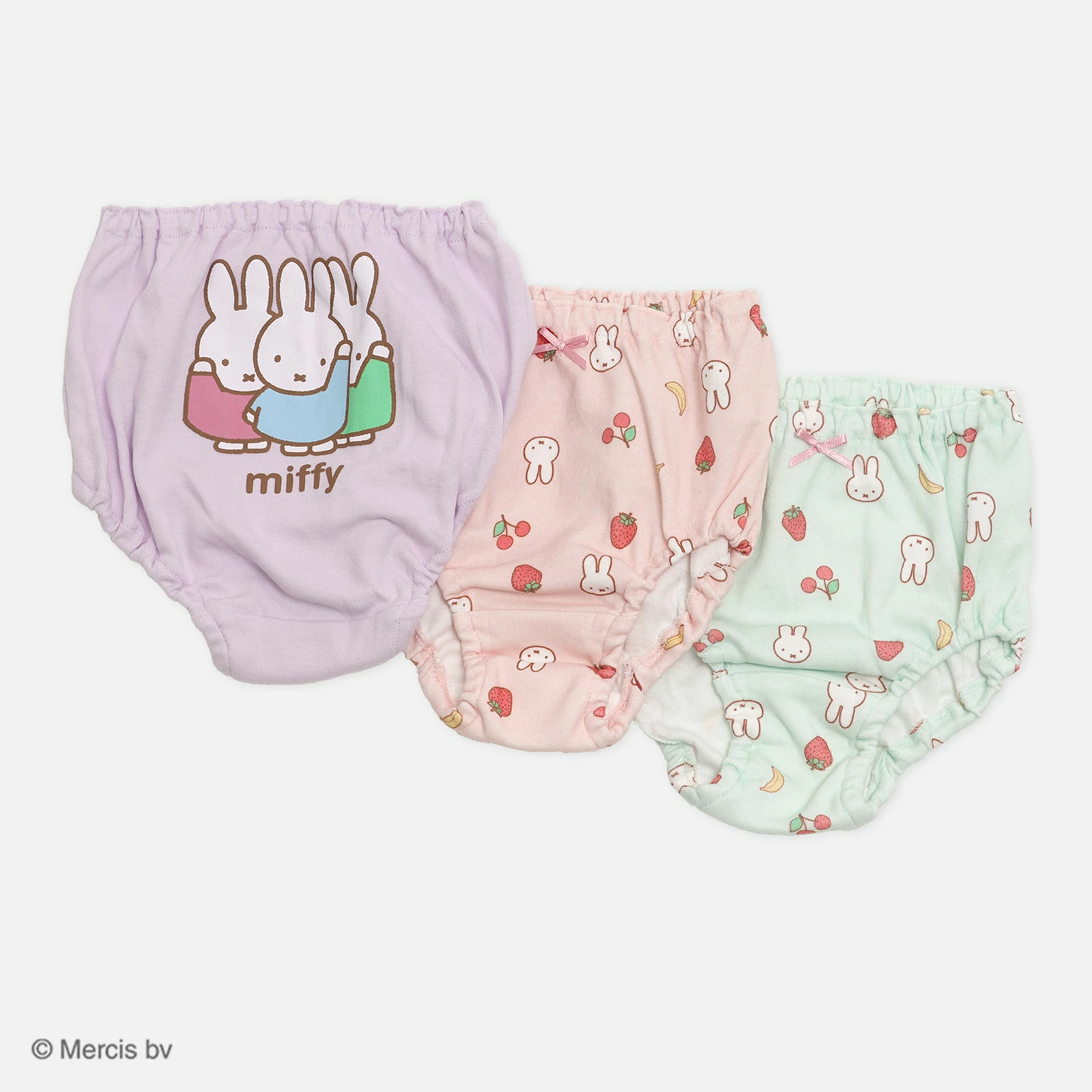 🆕【⭐訂購⭐】🌀 🇯🇵 日本直送 #Miffy 卡通內褲3條裝 (女童款) 🌀 [PLCA-0047] [260402]
