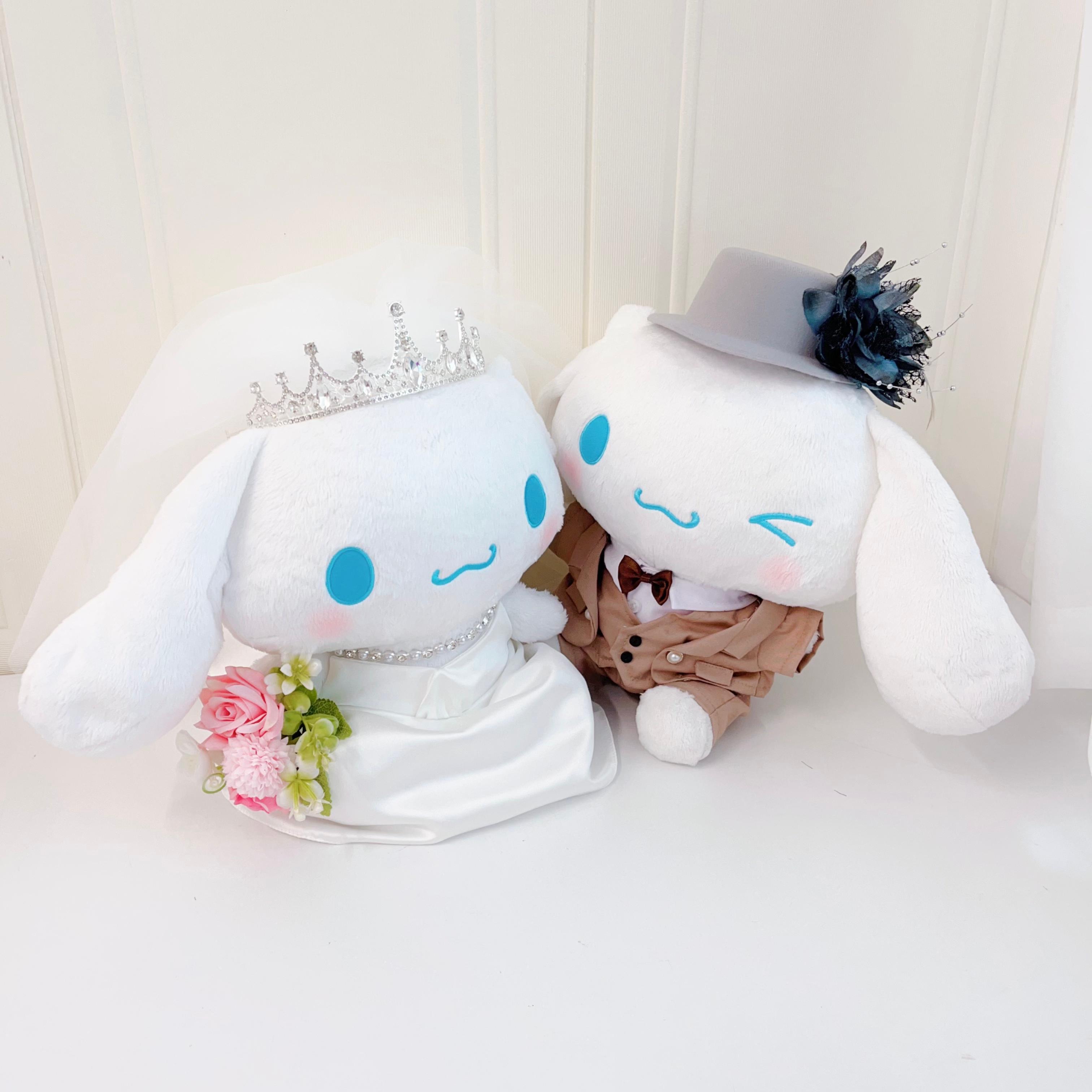 （非現貨)$1300肉桂狗結婚公仔