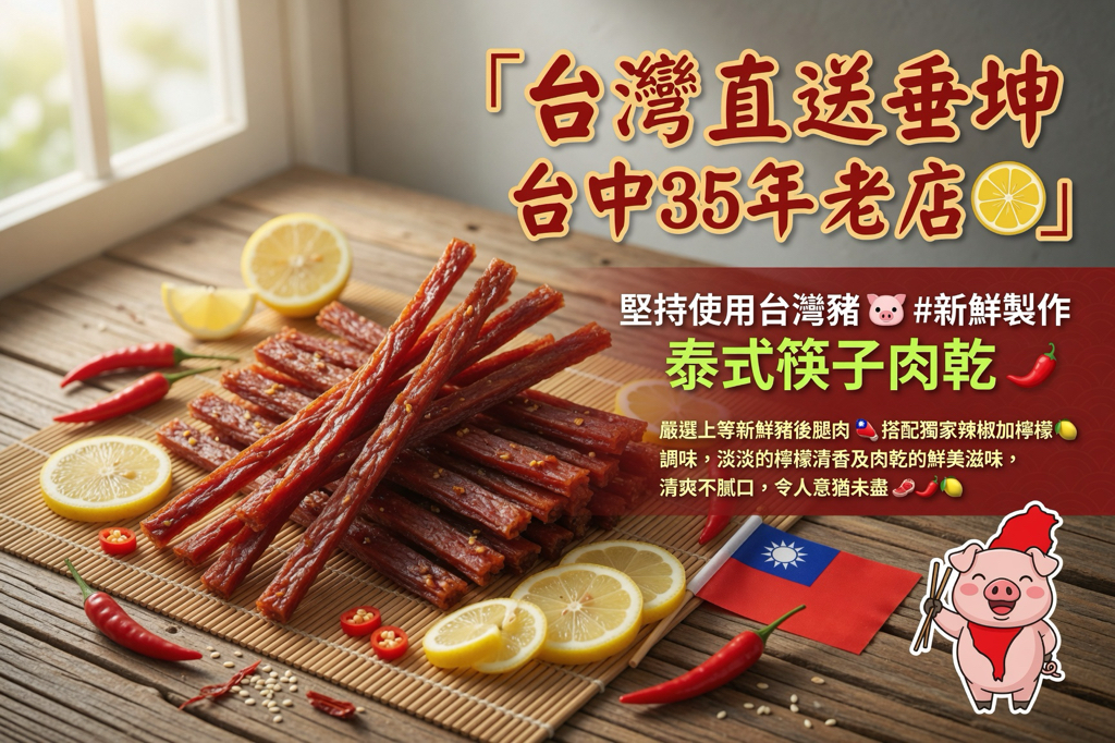 台灣直送老字號 台中35年老店堅持使用台灣豬 