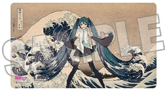 [預訂] 葛飾北斎×初音ミク 桌墊  初音ミク 神奈川沖浪裏 凱風快晴
