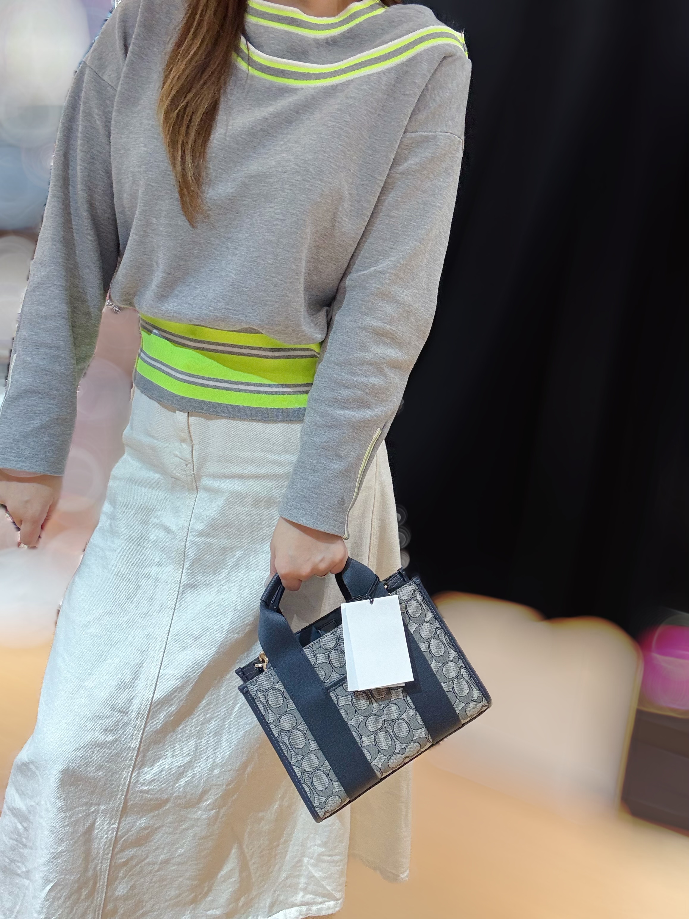 Coach Smith tote canvas/navy/m