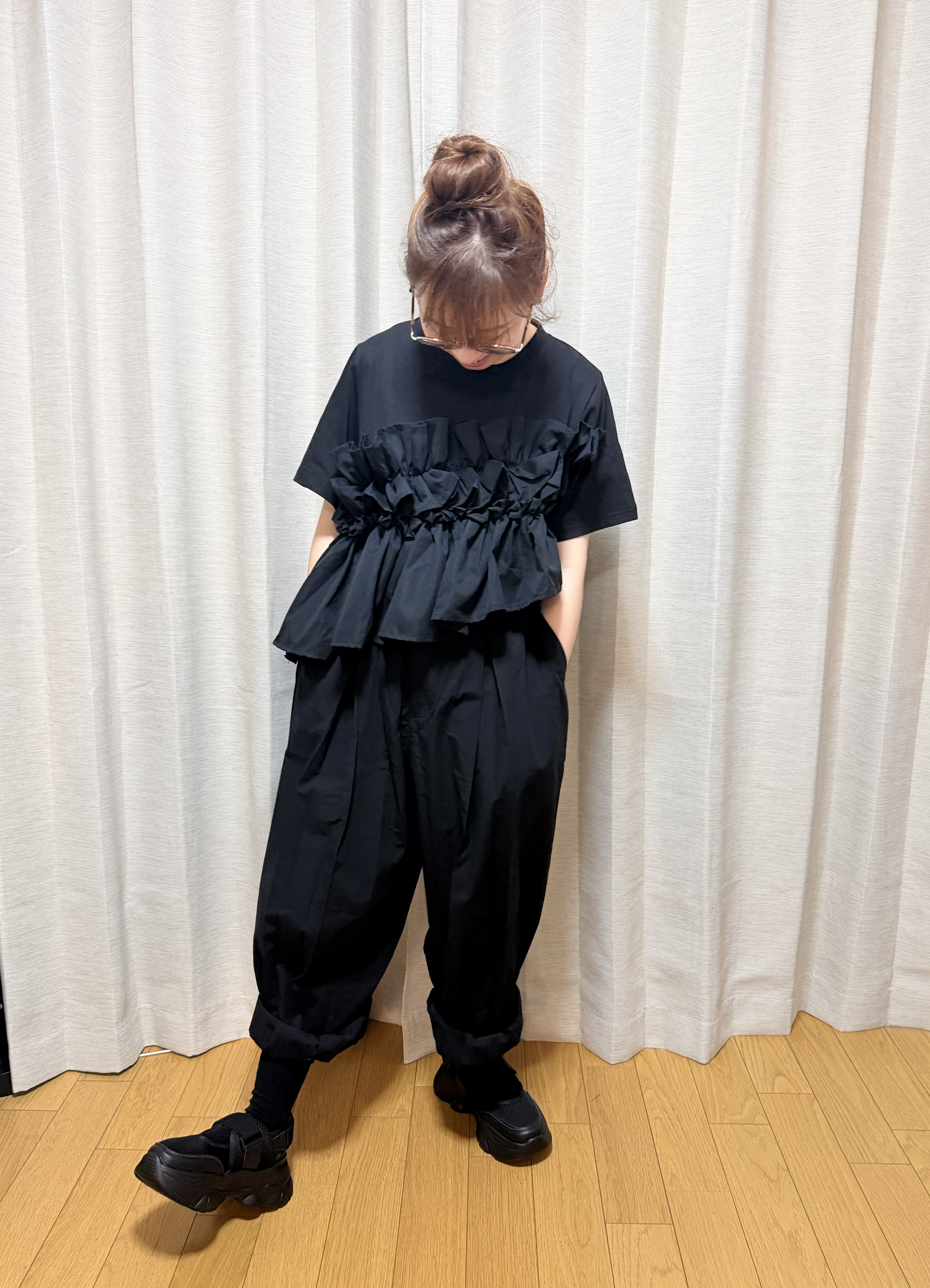 日本荷葉邊衫