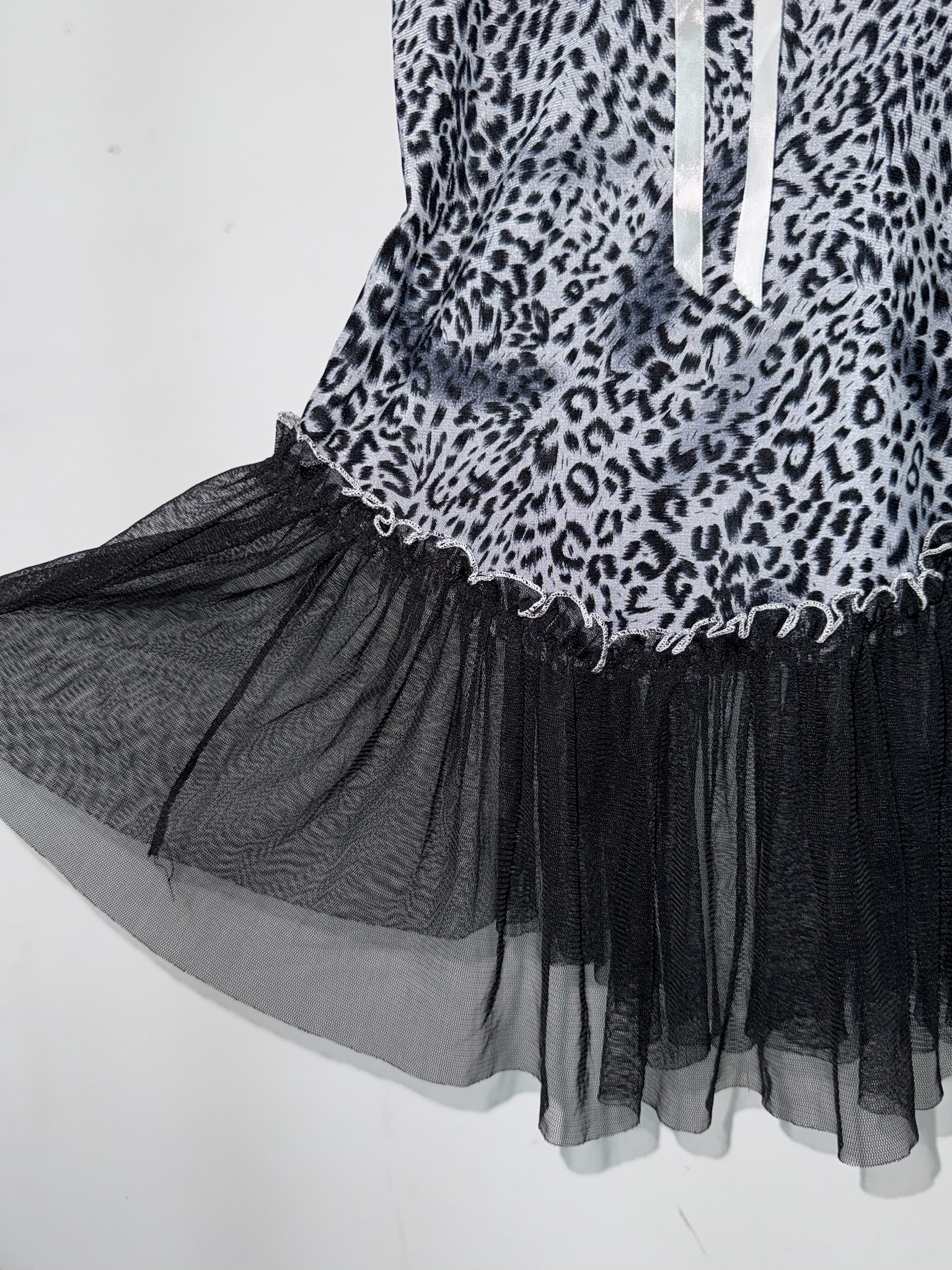 Gyaru Aesthetic Leopard Slip Dress