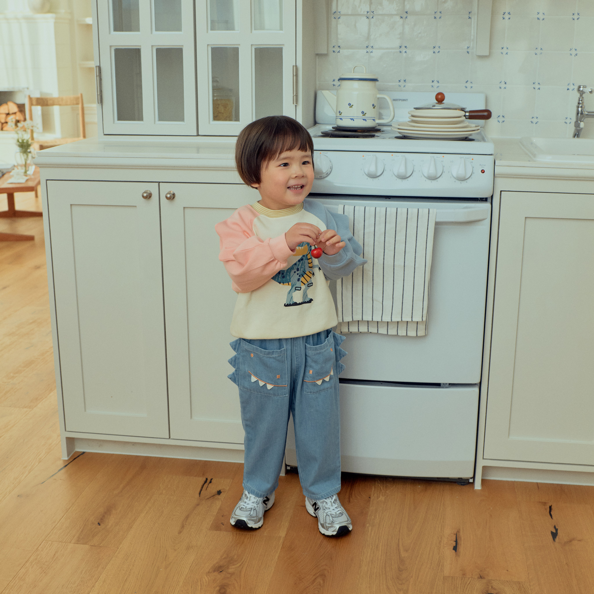 立體恐龍牛仔褲