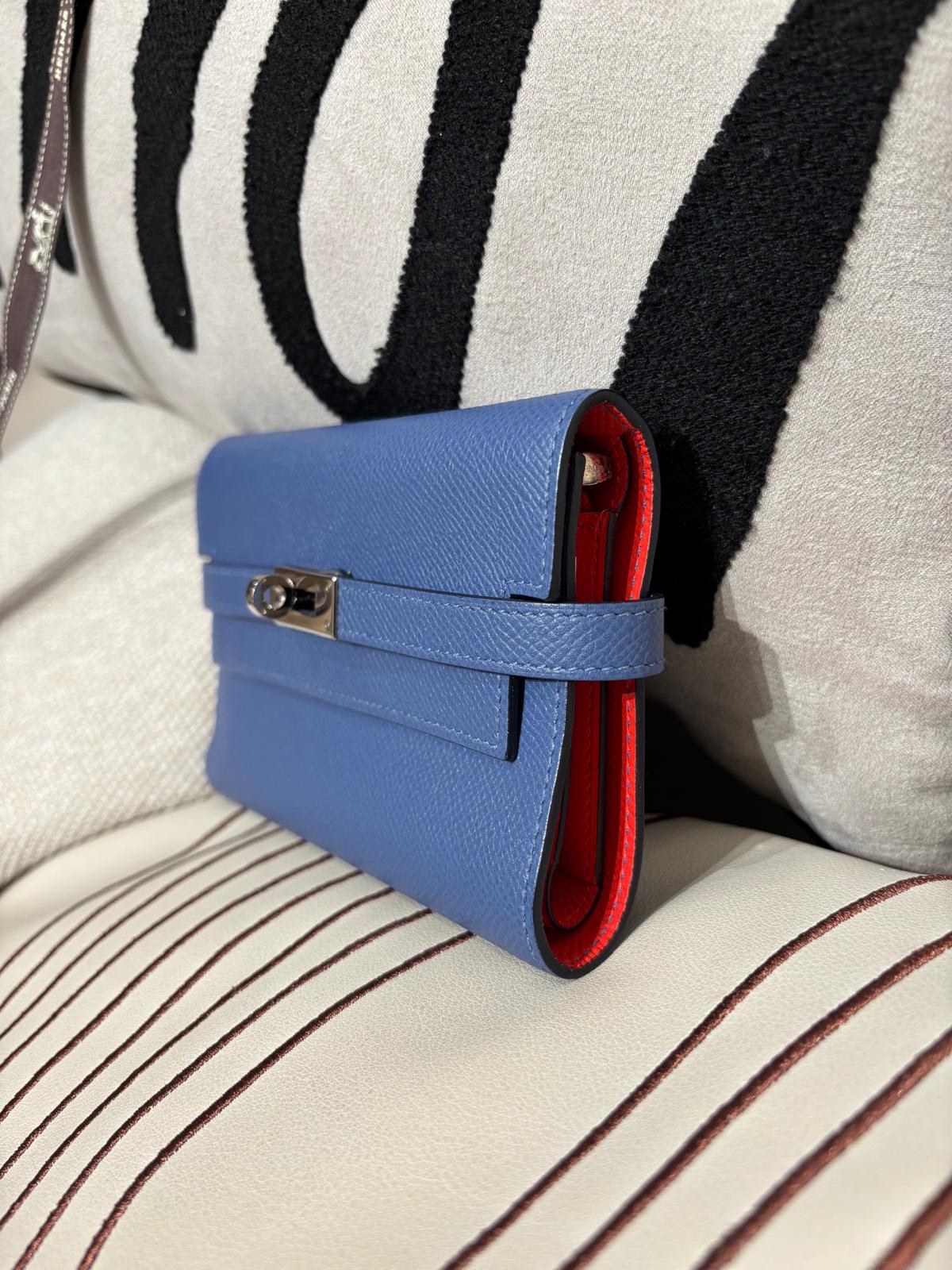 Hermes Kelly Wallet Stamp C 100%Authentic, 98%new ✅Dust bag