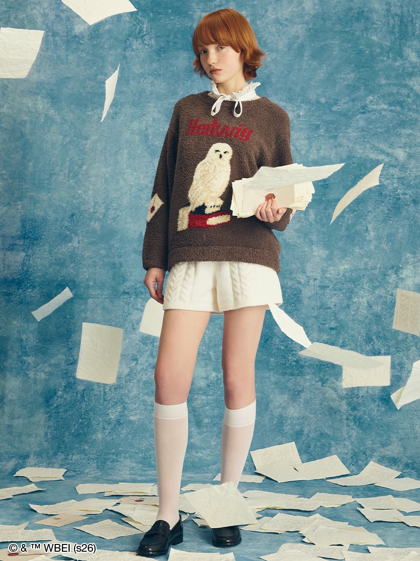 圖案針織毛衣 Motif Knit Pullover｜SNIDEL HOME X 哈利波特 聯名 第5彈 (Harry Potter)【預購】 (26192-P）