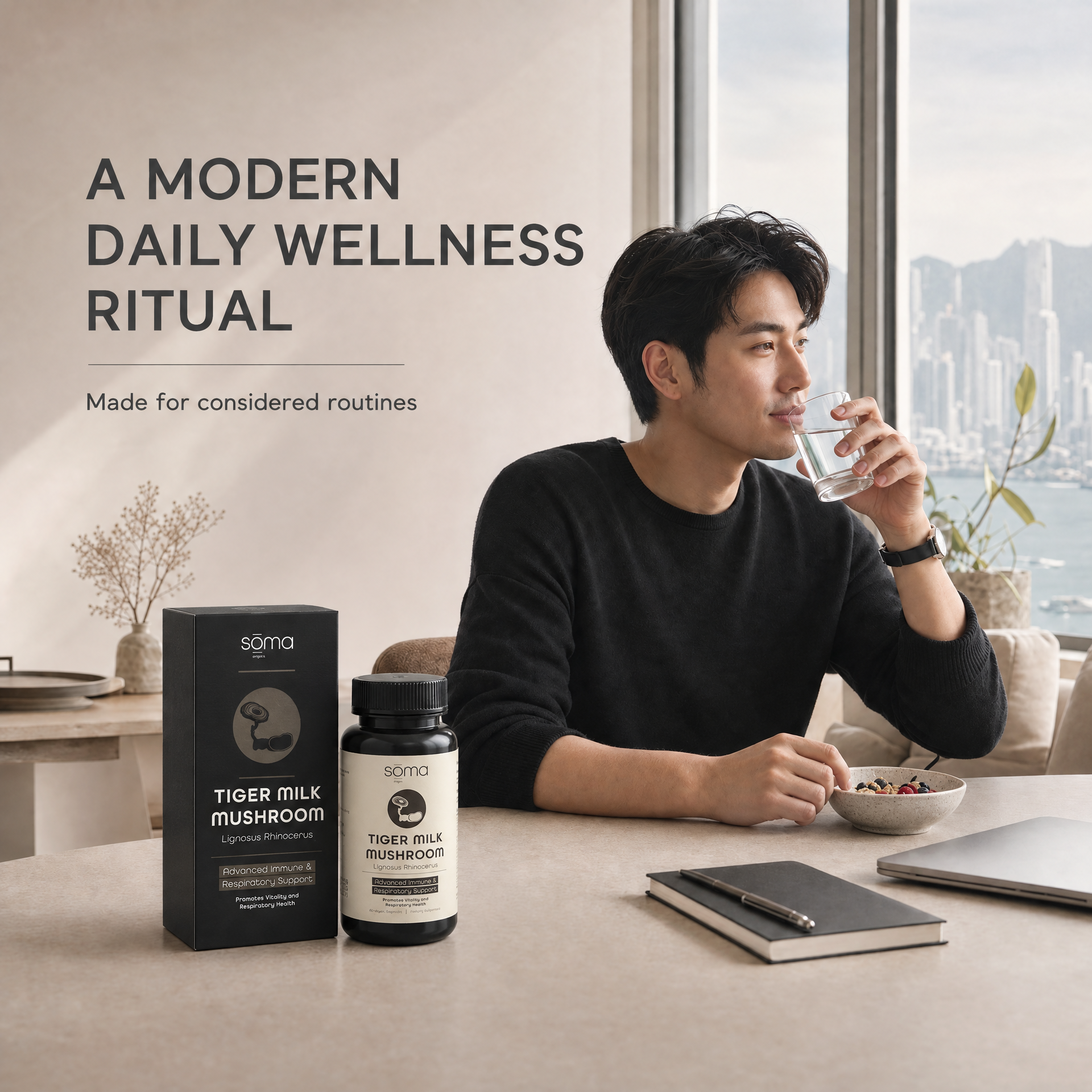 Soma Origins - Tiger Milk Mushroom Extract 虎乳芝 60粒膠囊 (Lignosus Rhinocerus) 