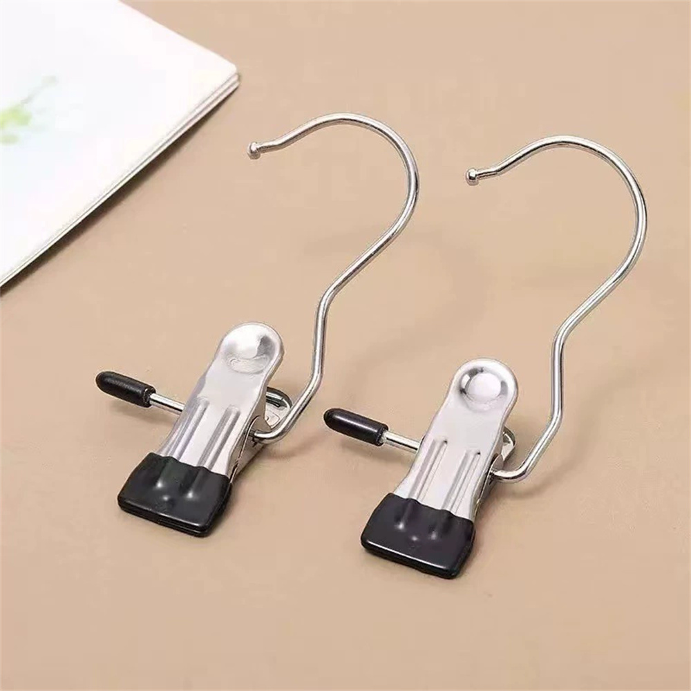 10x 不鏽鋼晾衣夾 黑色 UB0242