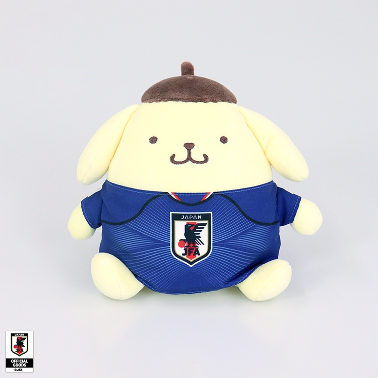 🌸 【預訂】Pompompurin 公仔 - Sanrio x Japan National Football Team Ver. 2026