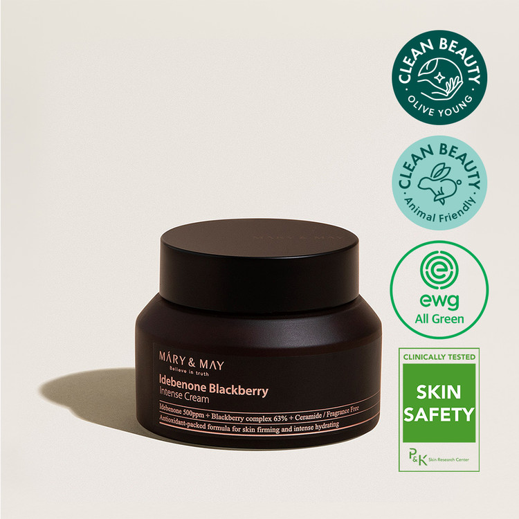 Mary & May Idebenone Blackberry Intense Cream艾地苯黑莓高保濕面霜70g/100g