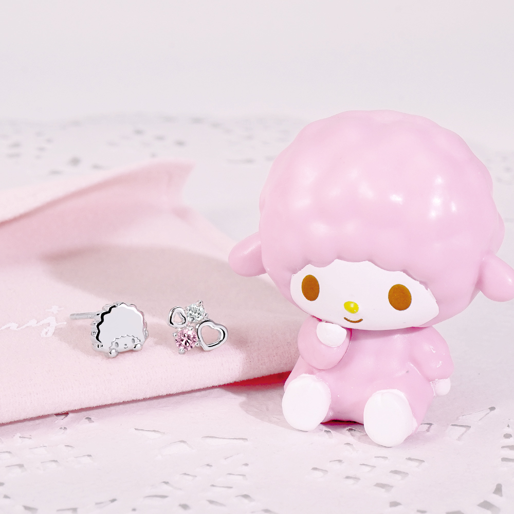 📦訂購 台灣限定 三麗鷗SanrioＸSTORY故事銀飾 My Sweet Piano經典系列 彼安諾晶鑽純銀耳環