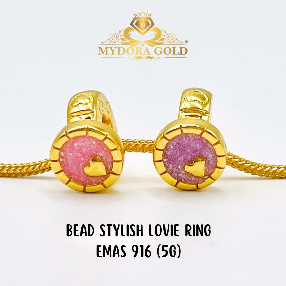 MYDORA Bead Stylish Lovie Ring (5G) l EMAS 916/22K