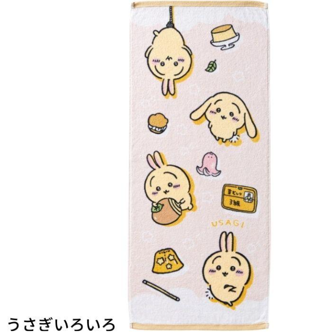 日本直送 Chiikawa 100%純棉抗菌消臭毛巾 - 1件 - 現貨