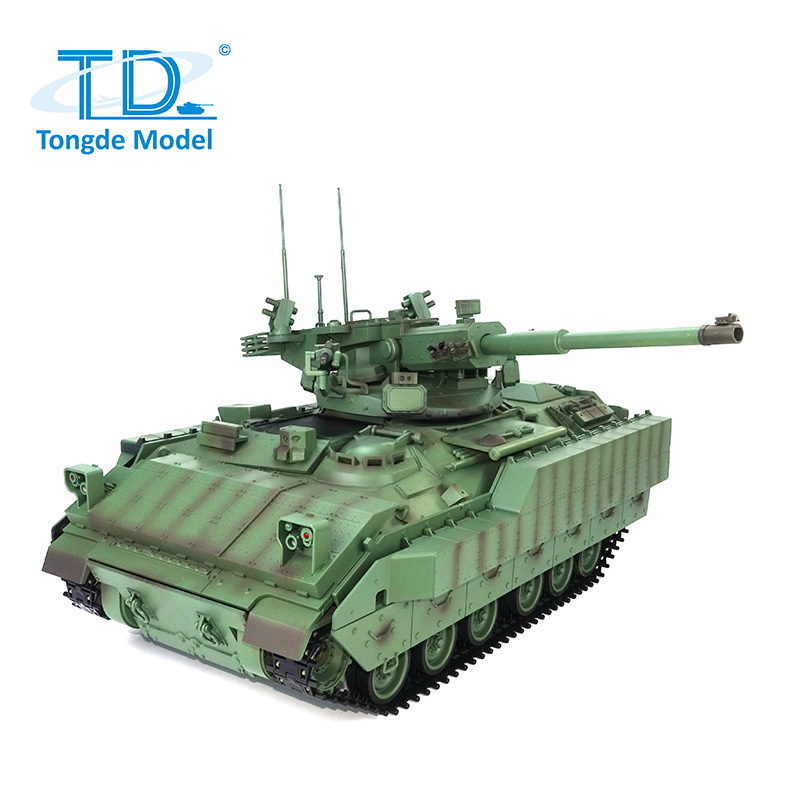 全新 通德 1:16 遙控 M 2128 布雷德利 105mm 火炮支援戰車 | 遙控坦克| 3.0版 | 基礎版本 | 紅外線對戰 | 伸縮炮管