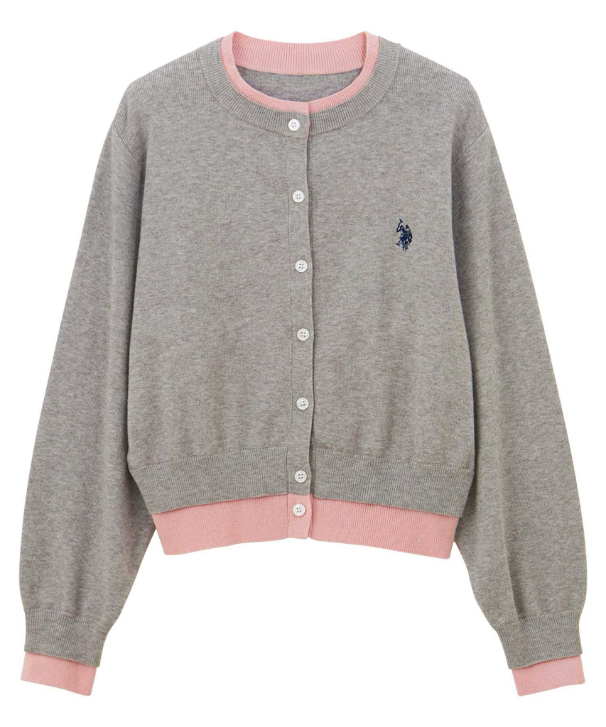 日本直送 限時特價優惠中  人氣聯名預訂： GeeRA x [U.S. POLO ASSN.] 拼色層次針織外套