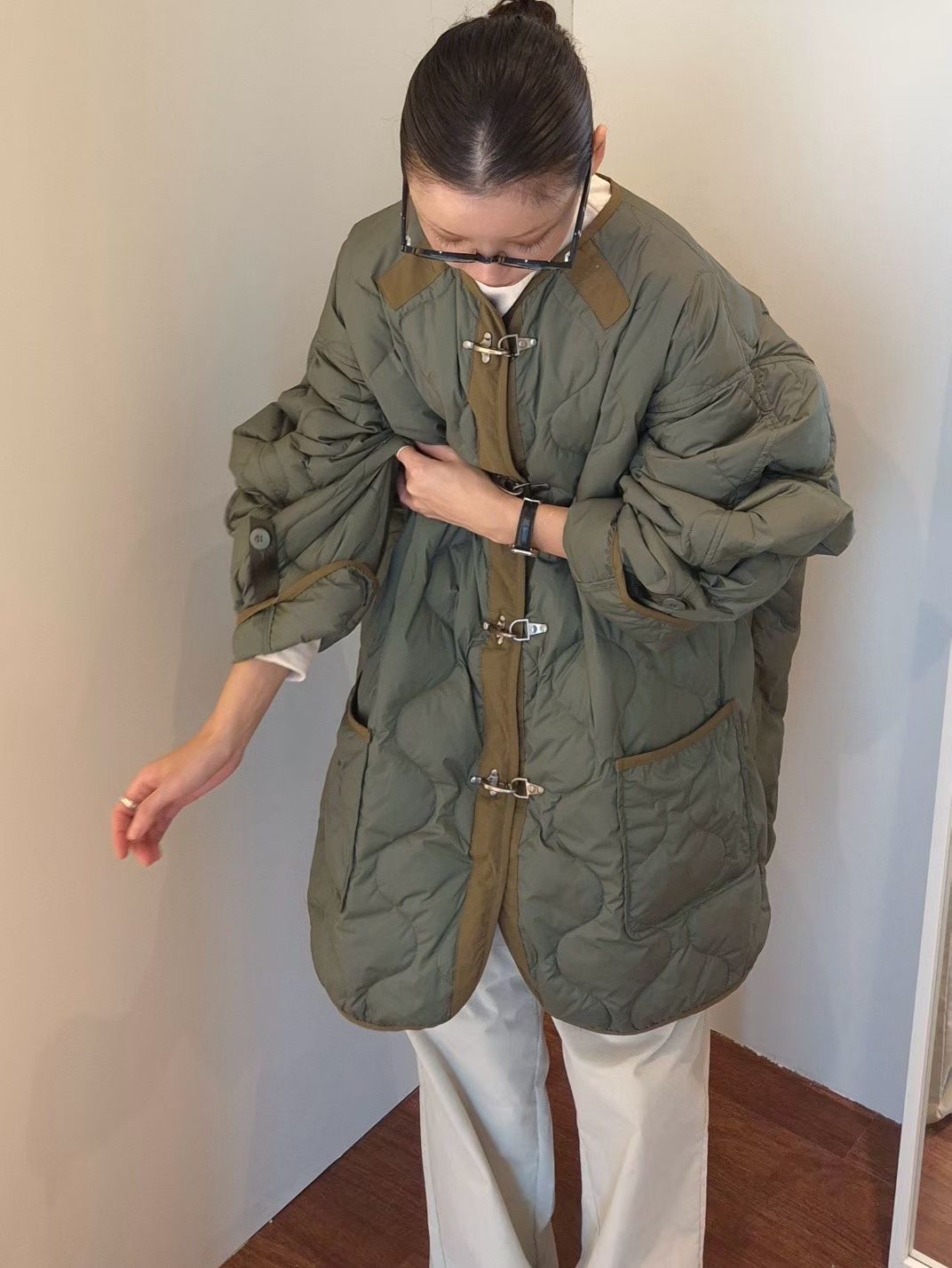 OU YE 「必買」羽絨中長外套