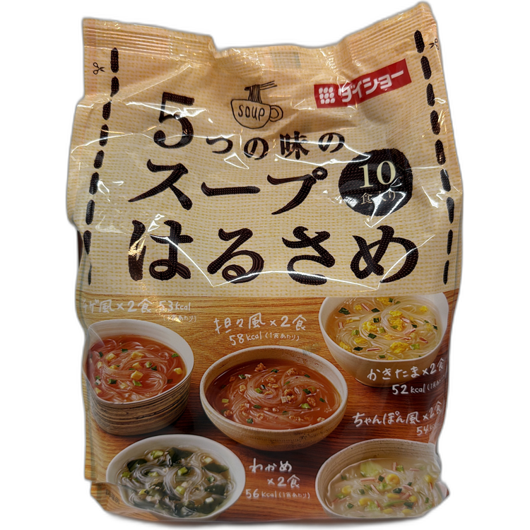 DAISHO 即食粉絲 (雞蛋湯/韓式鍋湯/擔擔麵/昆布/雜燴)