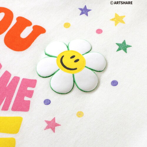🆕【⭐訂購⭐】🌀 🇯🇵 日本直送🇯🇵 WIGGLE_WIGGLE系列 笑臉太陽花刺繡貼布 短袖tee［4款選］🌀 [ELEA-0199][260622]
