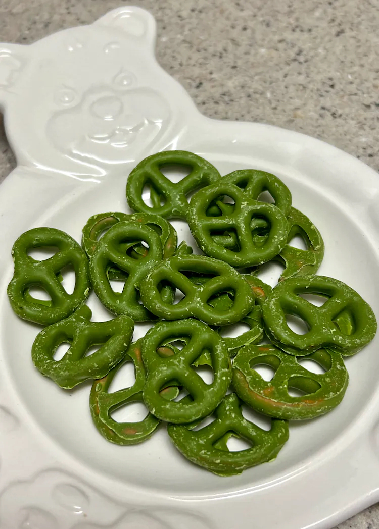 韓國直送  韓國 O'SULLOC 香濃抹茶椒鹽卷餅 Matcha Pretzel 125g 
