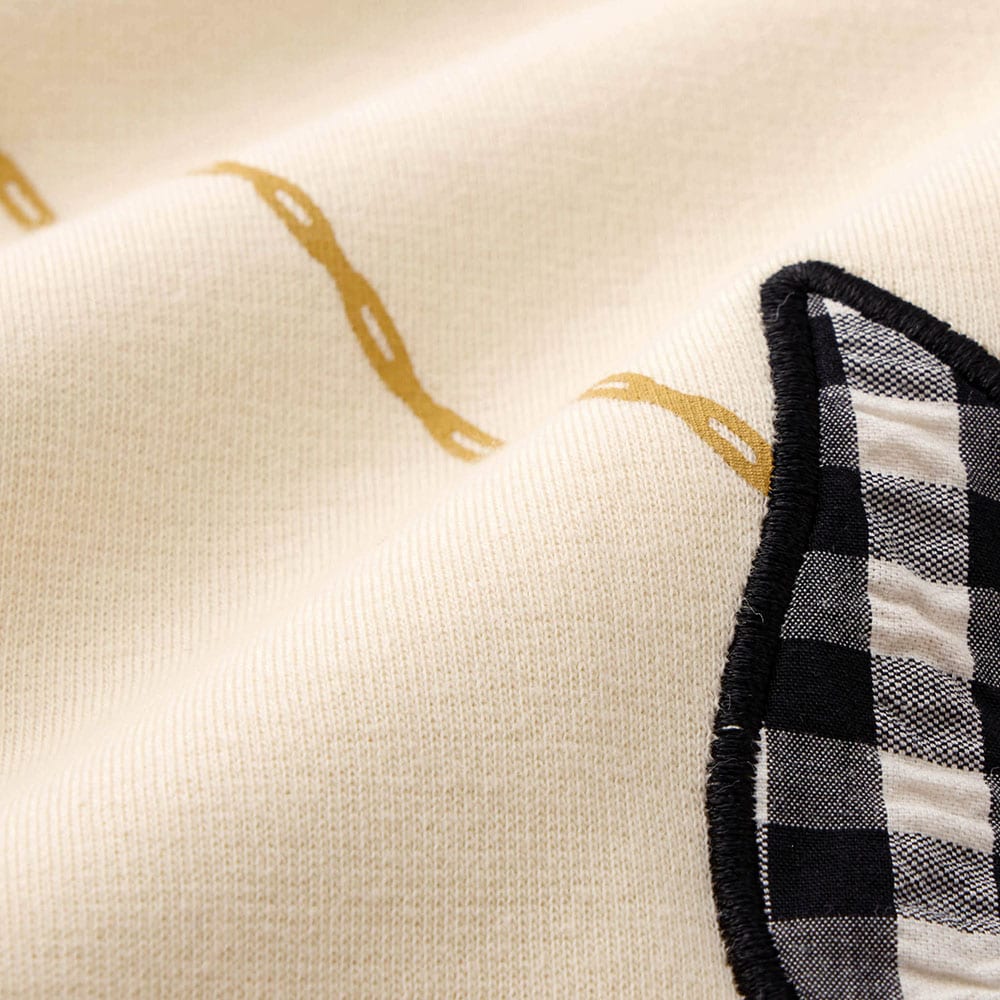 🆕【⭐訂購⭐】 🇯🇵日本直送🌀GITA 小貓 / 小熊圖案 荷葉邊束腰上衣🌀[ELBA-0047][260306]