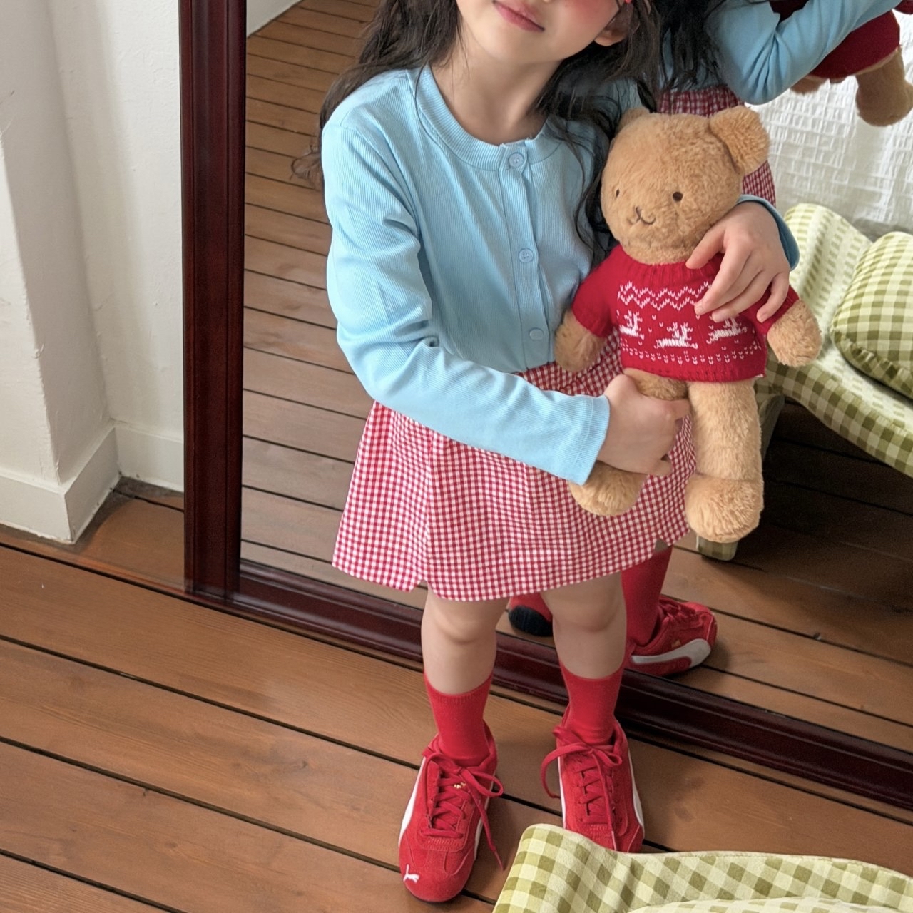 Ninibello | Cardigan (blue/Pink M100-110)