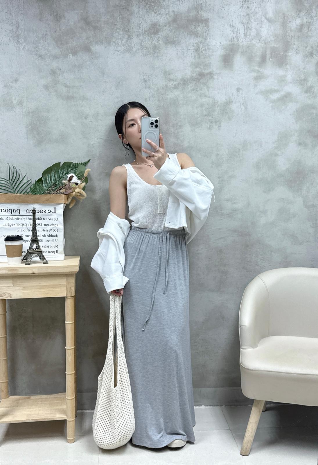 D14 扣鈕針織背心