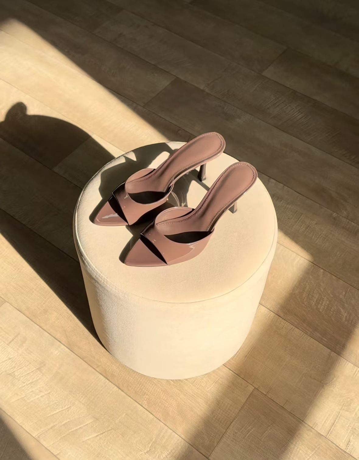 26SS/ LEATHER 8CM HEEL