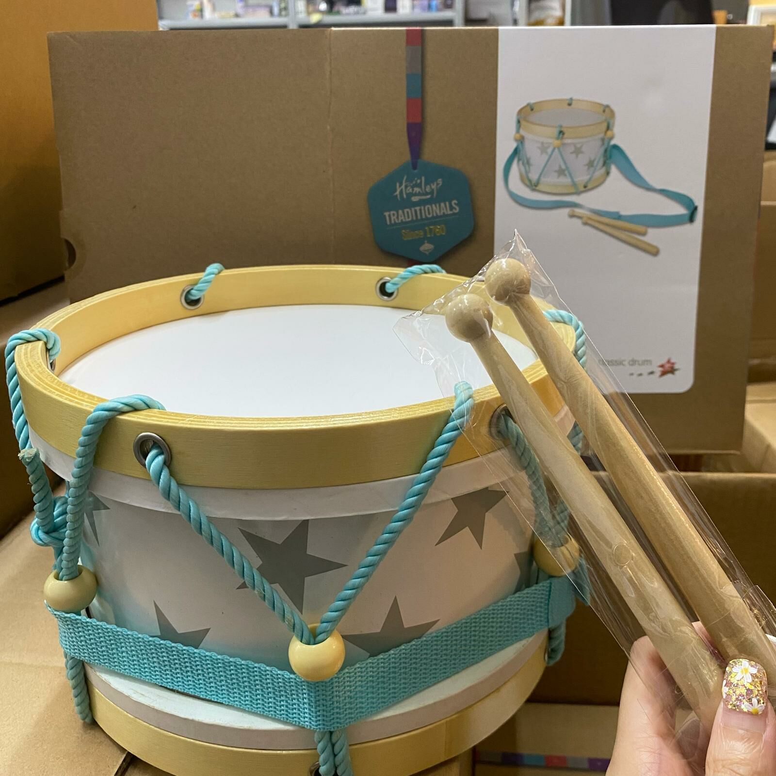 HM WOOD DRUM 木鼓玩具 - 現貨