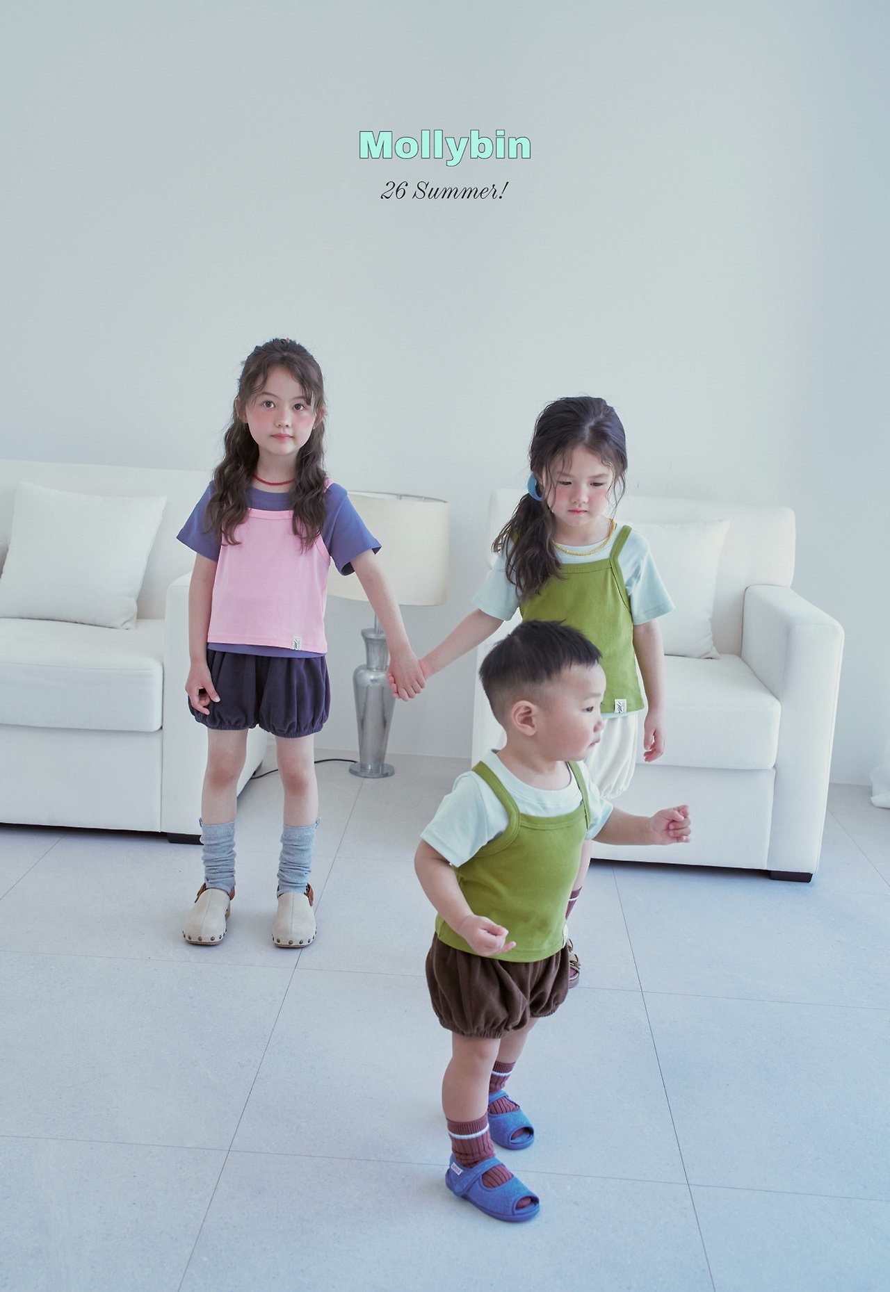 Molly | 2 in 1 Top 親子(pink L105-115/Pink Adult)