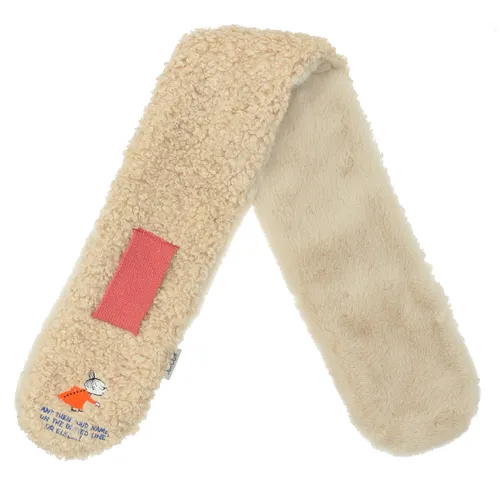 日本代購【 2026秋冬新商品 日本直送 MOOMIN 刺繡保暖 毛毛交叉 圍巾 Boa Tippet Scarf 】
