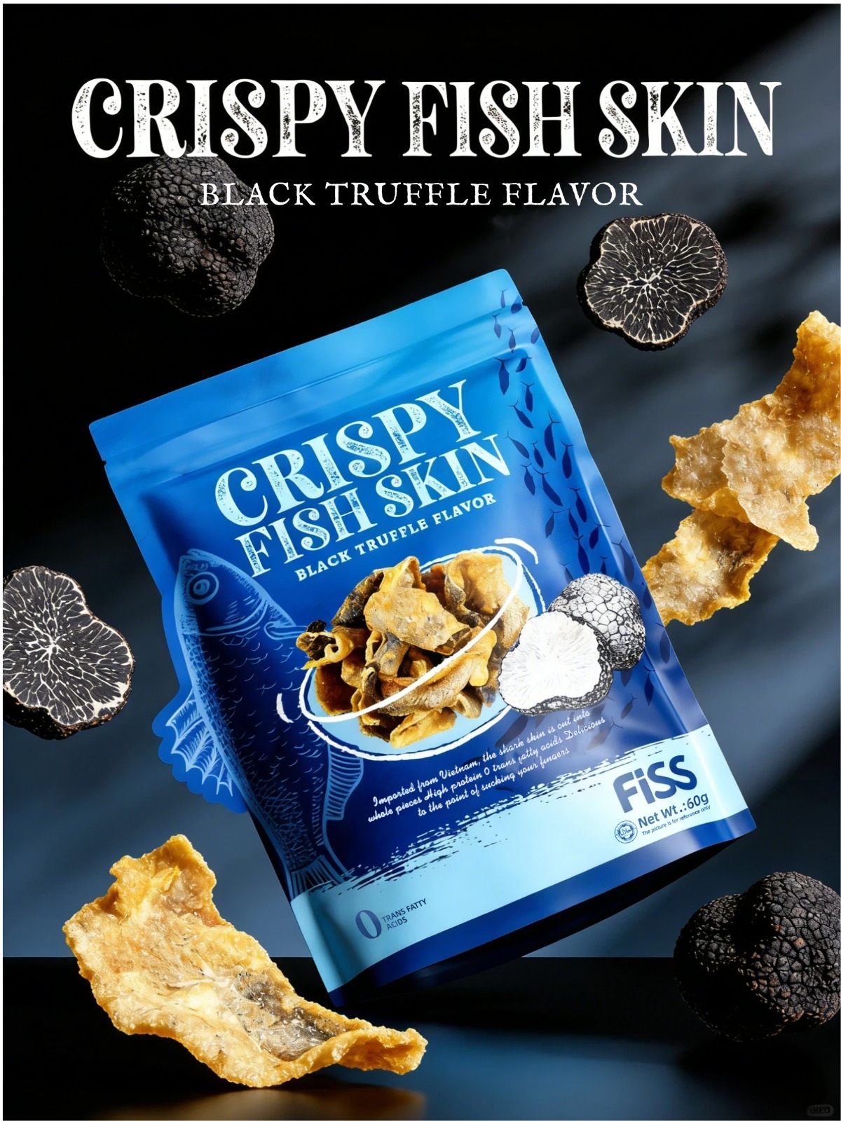 全新登場🎉FiSS香脆魚皮60g