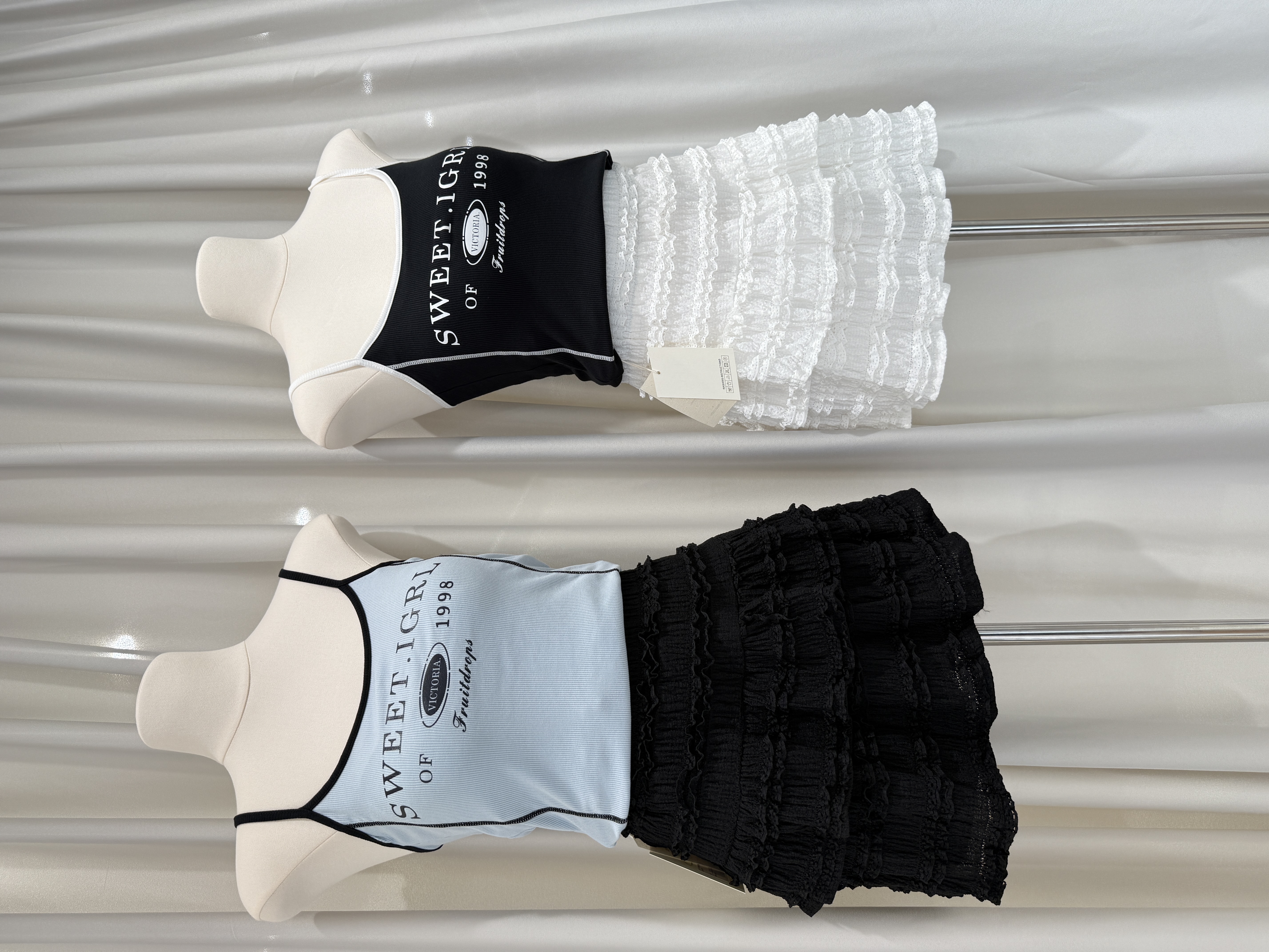 6596 甜美芭蕾风蛋糕短裙