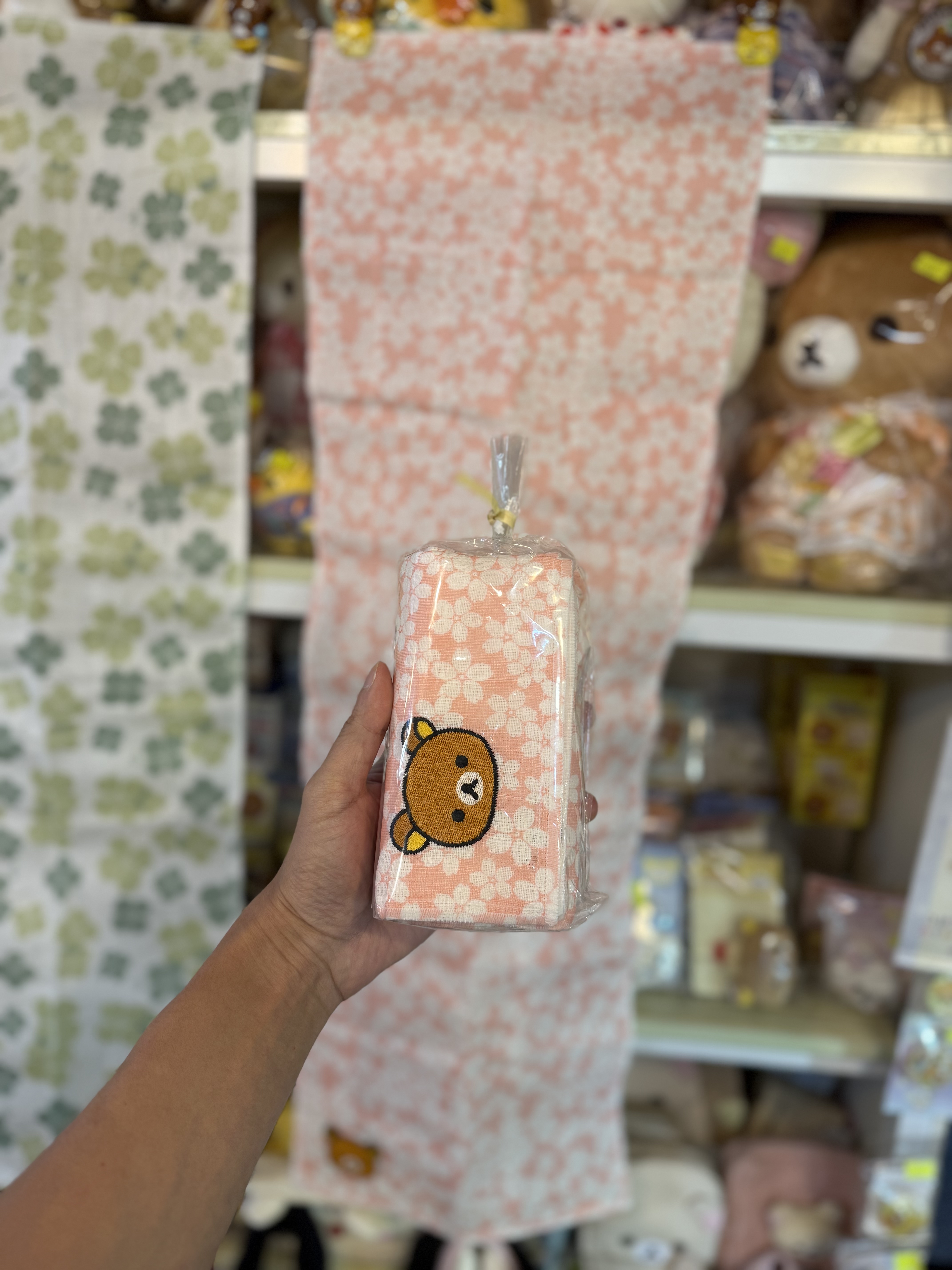 《現貨》全新日本專店限定 Rilakkuma 日本製白雪抹布（M size)