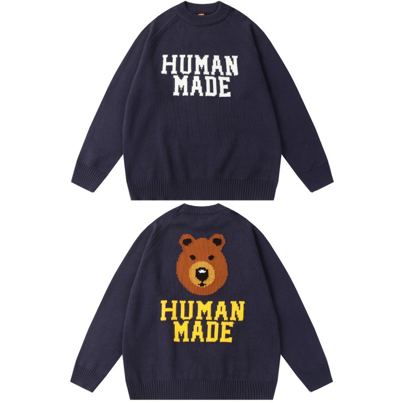 預訂 HUMAN MADE 動物圖案秋冬針織長袖上衣