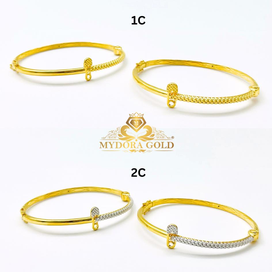 MYDORA EMAS 916 Gelang Moden Safety Pin l EMAS 916/22K