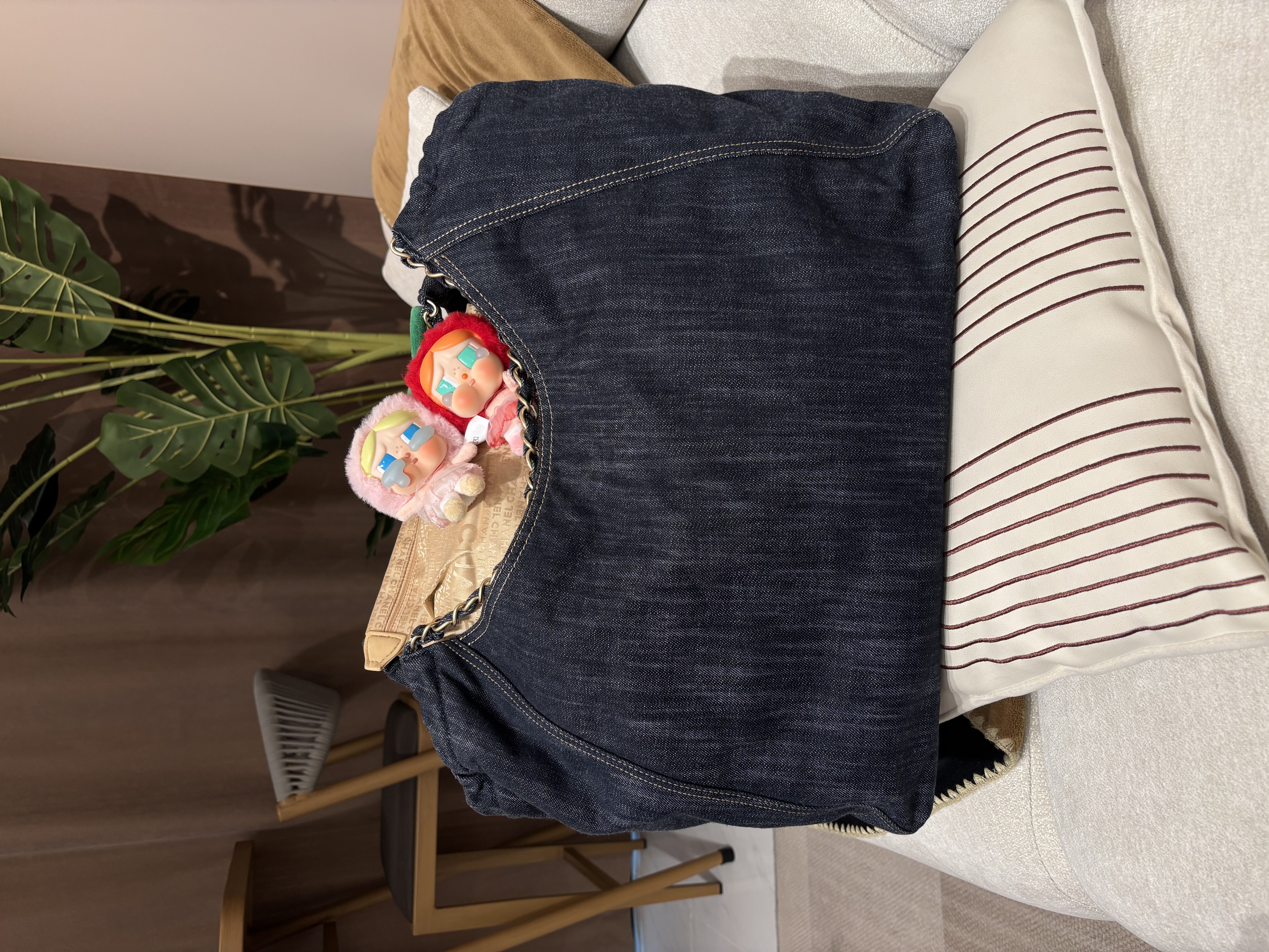 CHANEL Cococabath denim hobo 100%Authentic ,98%new ✅card ✅dust bag ✅pouch 