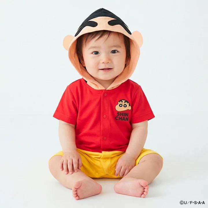 蠟筆小新嬰兒連帽衣 超動感超人2款可選 70-80cm